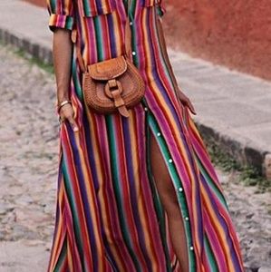 Mini vintage tan leather crossbody purse